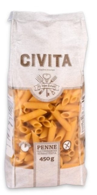 MAKARON (KUKURYDZIANY) PENNE BEZGLUTENOWY 450 g - CIVITA