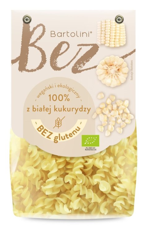 MAKARON (Z BIAŁEJ KUKURYDZY) ŚWIDERKI BEZGLUTENOWY BIO 250 g - BARTOLINI MAKARON (Z BIAŁEJ KUKURYDZY) ŚWIDERKI BEZGLUTENOWY BIO 250 g - BARTOLINI