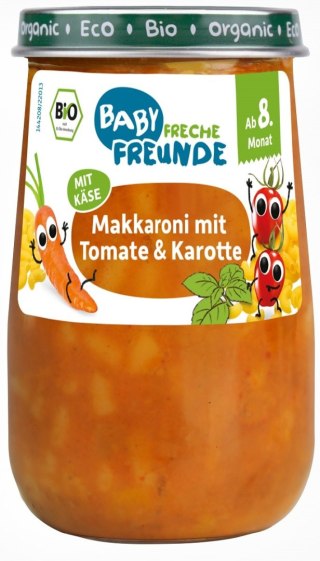 MAKARON (Z WARZYWAMI I SEREM) OD 8 MIESIĄCA BIO 190 g - FRECHE FREUNDE