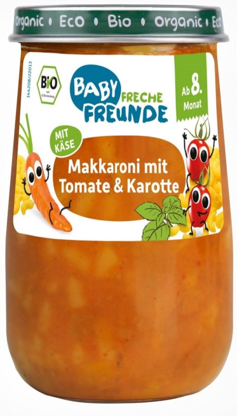 MAKARON (Z WARZYWAMI I SEREM) OD 8 MIESIĄCA BIO 190 g - FRECHE FREUNDE MAKARON (Z WARZYWAMI I SEREM) OD 8 MIESIĄCA BIO 190 g - FRECHE FREUNDE