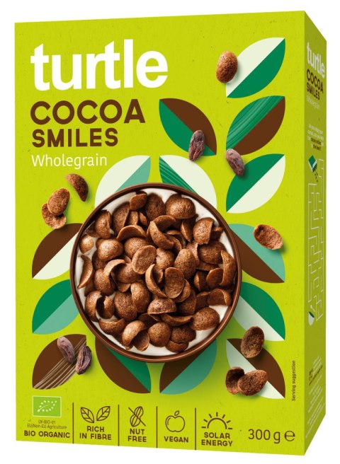 MUSZELKI KAKAOWE BIO 300 g - TURTLE MUSZELKI KAKAOWE BIO 300 g - TURTLE