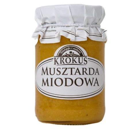 MUSZTARDA MIODOWA 185 g - KROKUS MUSZTARDA MIODOWA 185 g - KROKUS