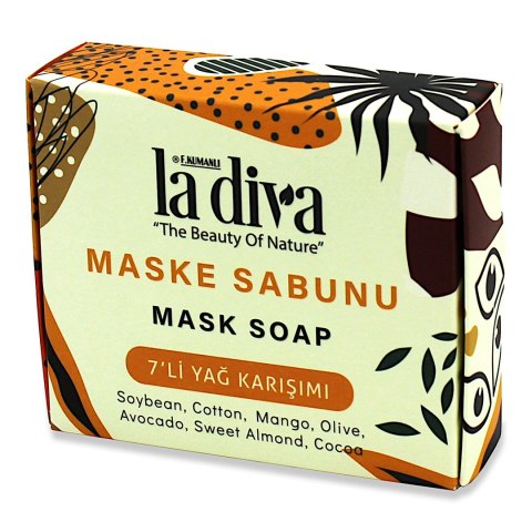 MYDŁO - MASKA W KOSTCE 100 g - LA DIVA MYDŁO - MASKA W KOSTCE 100 g - LA DIVA