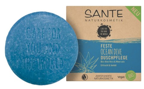 MYDŁO W KOSTCE DO CIAŁA ALOES I SÓL MORSKA OCEAN DIVE ECO 80 g - SANTE MYDŁO W KOSTCE DO CIAŁA ALOES I SÓL MORSKA OCEAN DIVE ECO 80 g - SANTE