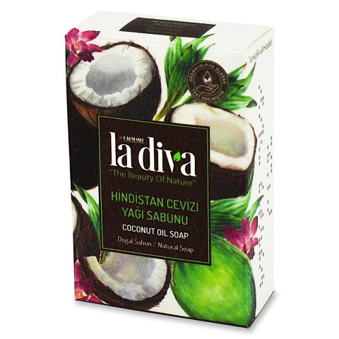 MYDŁO W KOSTCE KOKOS 100 g - LA DIVA MYDŁO W KOSTCE KOKOS 100 g - LA DIVA