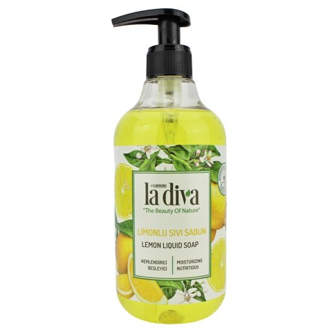 MYDŁO W PŁYNIE DO RĄK CYTRYNOWE 500 ml - LA DIVA MYDŁO W PŁYNIE DO RĄK CYTRYNOWE 500 ml - LA DIVA
