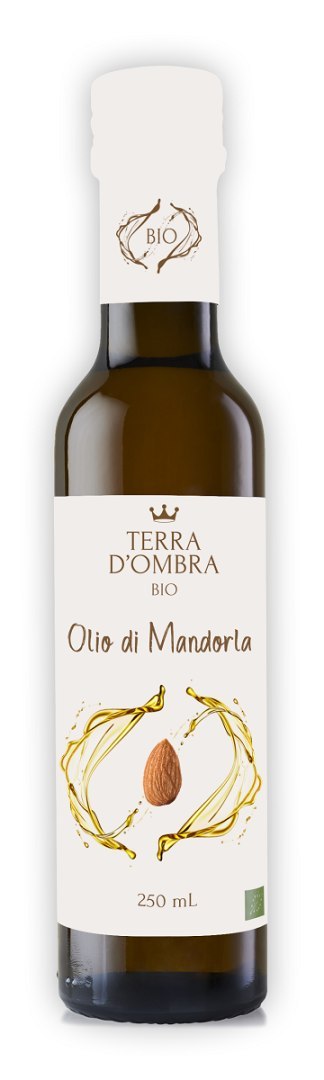 OLEJ MIGDAŁOWY TŁOCZONY NA ZIMNO BIO 250 ml - TERRA D'OMBRA OLEJ MIGDAŁOWY TŁOCZONY NA ZIMNO BIO 250 ml - TERRA D'OMBRA