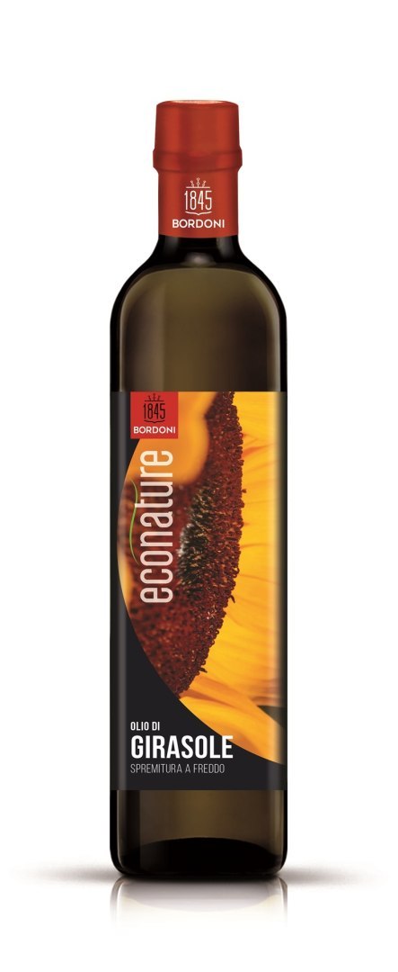 OLEJ SŁONECZNIKOWY TŁOCZONY NA ZIMNO BIO 750 ml - BORDONI (ECONATURE) OLEJ SŁONECZNIKOWY TŁOCZONY NA ZIMNO BIO 750 ml - BORDONI (ECONATURE)