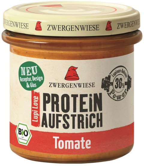 PASTA PROTEINOWA Z POMIDORAMI BEZGLUTENOWA BIO 135 g - ZWERGENWIESE PASTA PROTEINOWA Z POMIDORAMI BEZGLUTENOWA BIO 135 g - ZWERGENWIESE