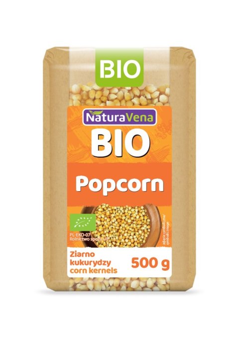 POPCORN (ZIARNO KUKURYDZY) BIO 500 g - NATURAVENA POPCORN (ZIARNO KUKURYDZY) BIO 500 g - NATURAVENA