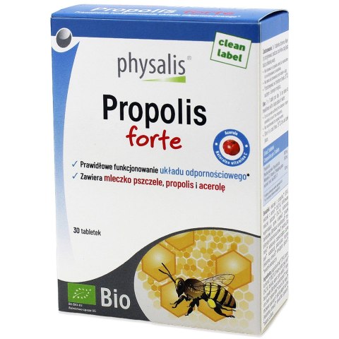 PROPOLIS FORTE BIO 30 TABLETEK - PHYSALIS PROPOLIS FORTE BIO 30 TABLETEK - PHYSALIS