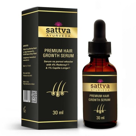 SERUM NA POROST WŁOSÓW 30 ml - SATTVA (AYURVEDA) SERUM NA POROST WŁOSÓW 30 ml - SATTVA (AYURVEDA)