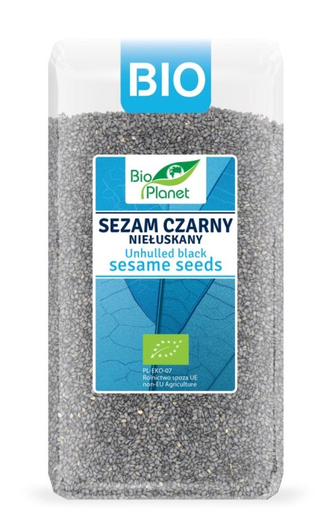 SEZAM CZARNY NIEŁUSKANY BIO 400 g - BIO PLANET SEZAM CZARNY NIEŁUSKANY BIO 400 g - BIO PLANET