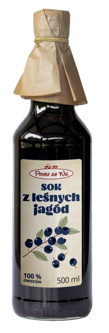SOK JAGODOWY NFC 500 ml - PROSTO ZE WSI SOK JAGODOWY NFC 500 ml - PROSTO ZE WSI