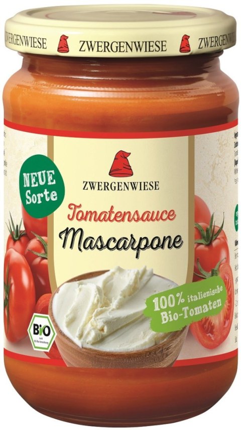 SOS POMIDOROWY Z MASCARPONE BEZGLUTENOWY BIO 340 ml - ZWERGENWIESE SOS POMIDOROWY Z MASCARPONE BEZGLUTENOWY BIO 340 ml - ZWERGENWIESE