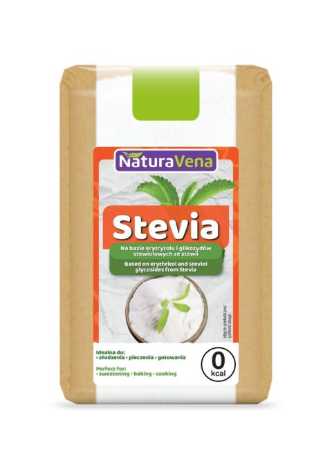 STEVIA (NA BAZIE ERYTRYTOLU I GLIKOZYDÓW STEWIOLOWYCH ZE STEWII) 500 g - NATURAVENA STEVIA (NA BAZIE ERYTRYTOLU I GLIKOZYDÓW STEWIOLOWYCH ZE STEWII) 500 g - NATURAVENA