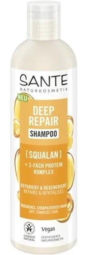 SZAMPON REGENERUJĄCY DO WŁOSÓW SUCHYCH I ZNISZCZONYCH SKWALAN I KOMPLEKS PROTEINOWY ECO 250 ml - SANTE SZAMPON REGENERUJĄCY DO WŁOSÓW SUCHYCH I ZNISZCZONYCH SKWALAN I KOMPLEKS PROTEINOWY ECO 250 ml - SANTE