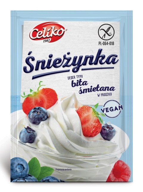 BITA ŚMIETANA ŚNIEŻYNKA WEGAŃSKA BEZGLUTENOWA 50 g - CELIKO BITA ŚMIETANA ŚNIEŻYNKA WEGAŃSKA BEZGLUTENOWA 50 g - CELIKO