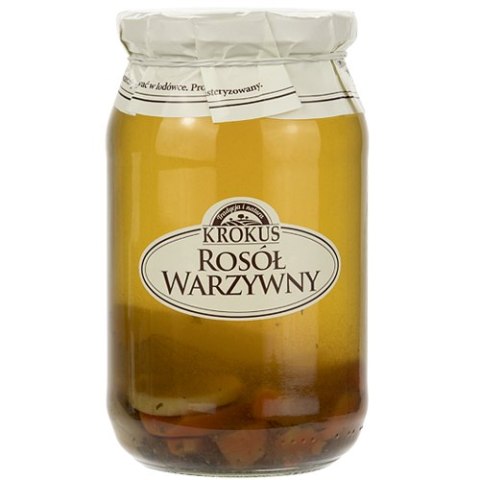 BULION WARZYWNY BEZ DODATKU CUKRÓW BEZGLUTENOWY 810 ml - KROKUS BULION WARZYWNY BEZ DODATKU CUKRÓW BEZGLUTENOWY 810 ml - KROKUS