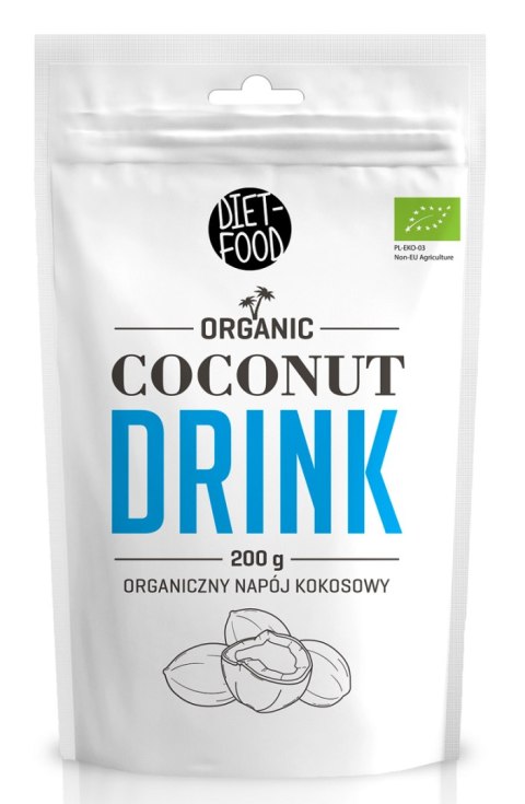 COCONUT MILK - NAPÓJ KOKOSOWY W PROSZKU BIO 200 g - DIET-FOOD COCONUT MILK - NAPÓJ KOKOSOWY W PROSZKU BIO 200 g - DIET-FOOD