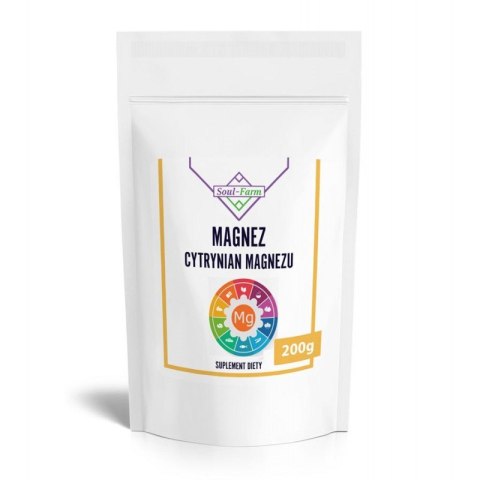 CYTRYNIAN MAGNEZU PROSZEK 200 g - SOUL FARM CYTRYNIAN MAGNEZU PROSZEK 200 g - SOUL FARM