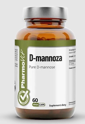 D-MANNOZA BEZGLUTENOWA 60 KAPSUŁEK - PHARMOVIT (CLEAN LABEL) D-MANNOZA BEZGLUTENOWA 60 KAPSUŁEK - PHARMOVIT (CLEAN LABEL)