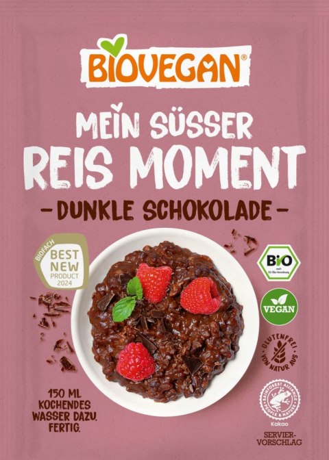 DESER RYŻOWY INSTANT CZEKOLADOWY BEZGLUTENOWY BIO 60 g - BIOVEGAN DESER RYŻOWY INSTANT CZEKOLADOWY BEZGLUTENOWY BIO 60 g - BIOVEGAN