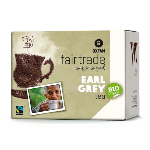 HERBATA CZARNA EARL GREY FAIR TRADE BIO (20 x 1,8 g) 36 g - OXFAM HERBATA CZARNA EARL GREY FAIR TRADE BIO (20 x 1,8 g) 36 g - OXFAM