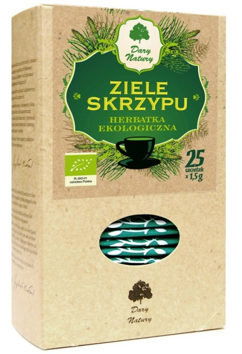HERBATKA ZIELE SKRZYPU BIO (25 x 1,5 g) 37,5 g - DARY NATURY HERBATKA ZIELE SKRZYPU BIO (25 x 1,5 g) 37,5 g - DARY NATURY