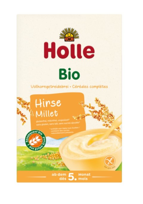KASZKA JAGLANA PEŁNOZIARNISTA BEZ DODATKU CUKRÓW BEZGLUTENOWA OD 5 MIESIĄCA BIO 250 g - HOLLE KASZKA JAGLANA PEŁNOZIARNISTA BEZ DODATKU CUKRÓW BEZGLUTENOWA OD 5 MIESIĄCA BIO 250 g - HOLLE