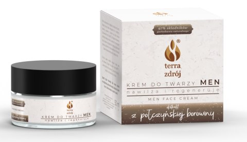 KREM DO TWARZY DLA MĘŻCZYZN NAWILŻAJĄCO - REGENERUJĄCY 50 ml - TERRA ZDRÓJ (SERIA BOROWINOWA) KREM DO TWARZY DLA MĘŻCZYZN NAWILŻAJĄCO - REGENERUJĄCY 50 ml - TERRA ZDRÓJ (SERIA BOROWINOWA)