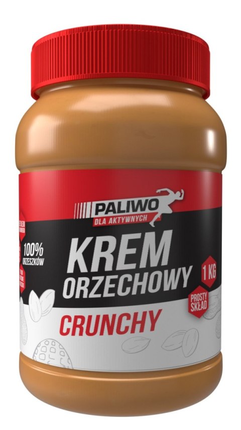 KREM ORZECHOWY CRUNCHY 100 % BEZ DODATKU SOLI I CUKRÓW 1 kg - PALIWO DLA AKTYWNYCH KREM ORZECHOWY CRUNCHY 100 % BEZ DODATKU SOLI I CUKRÓW 1 kg - PALIWO DLA AKTYWNYCH