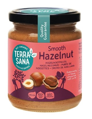 KREM Z PRAŻONYCH ORZECHÓW LASKOWYCH BIO 250 g - TERRASANA