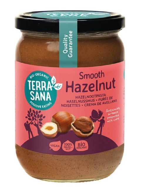 KREM Z PRAŻONYCH ORZECHÓW LASKOWYCH BIO 500 g - TERRASANA KREM Z PRAŻONYCH ORZECHÓW LASKOWYCH BIO 500 g - TERRASANA