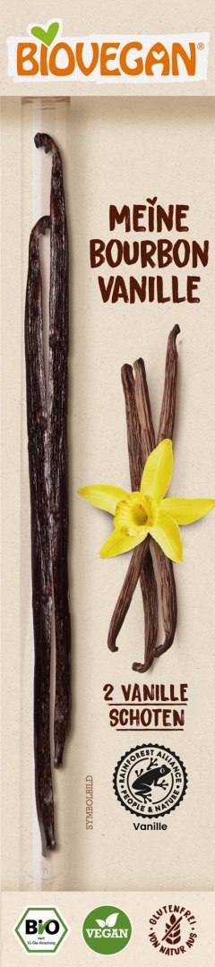 LASKA WANILII BOURBON BEZGLUTENOWA BIO (2 szt.) - BIOVEGAN LASKA WANILII BOURBON BEZGLUTENOWA BIO (2 szt.) - BIOVEGAN