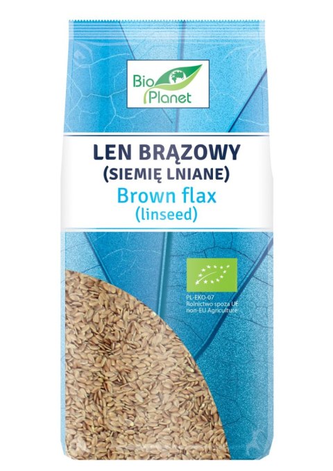 LEN BRĄZOWY (SIEMIĘ LNIANE) BIO 400 g - BIO PLANET LEN BRĄZOWY (SIEMIĘ LNIANE) BIO 400 g - BIO PLANET