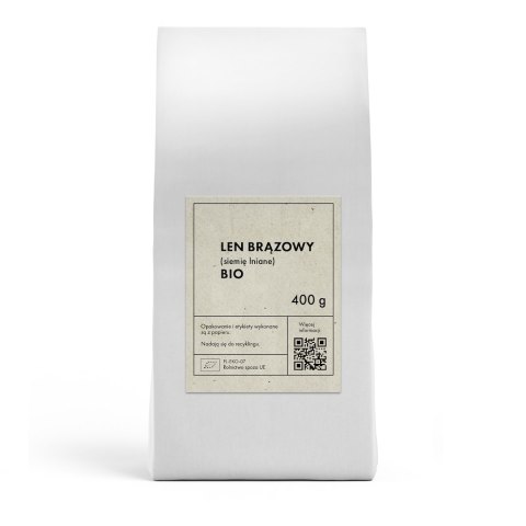 LEN BRĄZOWY (SIEMIĘ LNIANE) BIO 400 g - THE PLANET LEN BRĄZOWY (SIEMIĘ LNIANE) BIO 400 g - THE PLANET