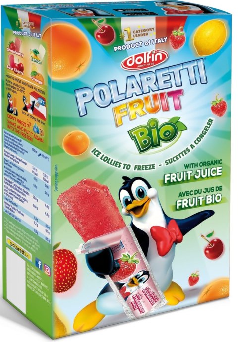 LODY WODNE DO ZAMROŻENIA BIO (10 x 40 ml) 400 ml - POLARETTI FRUIT (DOLFIN) LODY WODNE DO ZAMROŻENIA BIO (10 x 40 ml) 400 ml - POLARETTI FRUIT (DOLFIN)