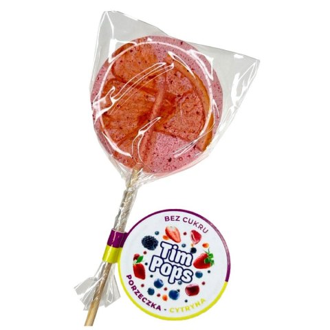 Lizak o smaku porzeczka - cytryna bez dodatku cukru, 18g Lizak o smaku porzeczka - cytryna bez dodatku cukru, 18g