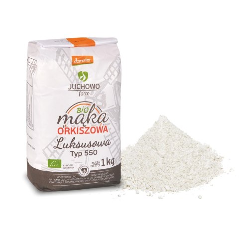 MĄKA ORKISZOWA LUKSUSOWA TYP 550 DEMETER BIO 1 kg - JUCHOWO MĄKA ORKISZOWA LUKSUSOWA TYP 550 DEMETER BIO 1 kg - JUCHOWO