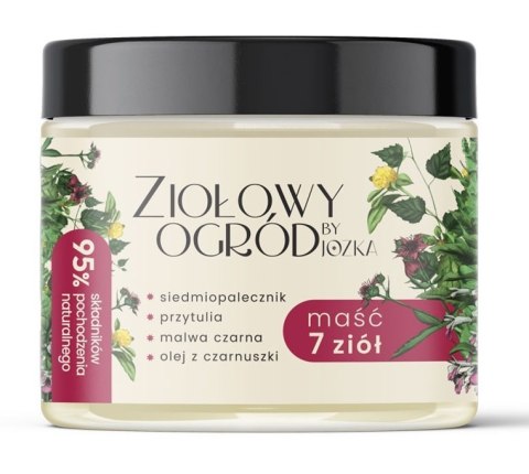 MAŚĆ 7 ZIÓŁ DO SKÓRY WRAŻLIWEJ 90 ml - ZIOŁOWY OGRÓD BY JOZKA (DARY NATURY) MAŚĆ 7 ZIÓŁ DO SKÓRY WRAŻLIWEJ 90 ml - ZIOŁOWY OGRÓD BY JOZKA (DARY NATURY)