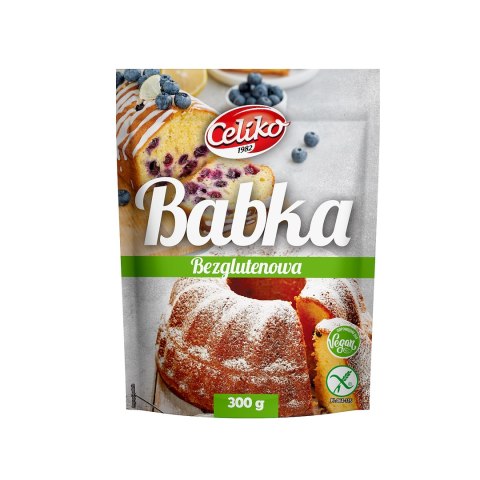 MIESZANKA DO WYPIEKU BABKI BEZGLUTENOWA 300 g - CELIKO (PRODUKT SEZONOWY) MIESZANKA DO WYPIEKU BABKI BEZGLUTENOWA 300 g - CELIKO (PRODUKT SEZONOWY)