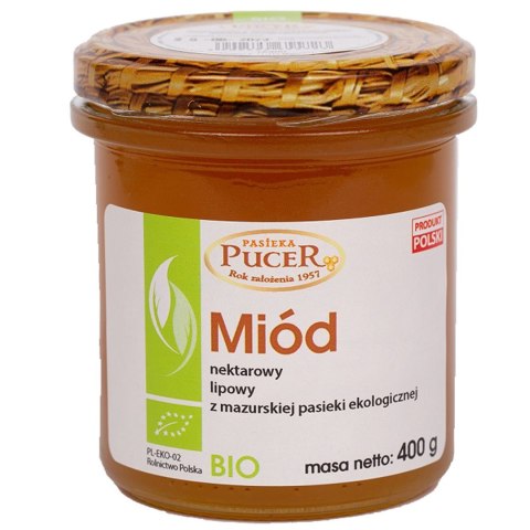 MIÓD NEKTAROWY LIPOWY BIO 400 g - PASIEKA PUCER MIÓD NEKTAROWY LIPOWY BIO 400 g - PASIEKA PUCER