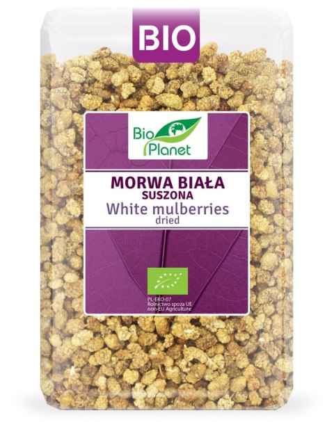 MORWA BIAŁA SUSZONA BIO 1 kg - BIO PLANET MORWA BIAŁA SUSZONA BIO 1 kg - BIO PLANET