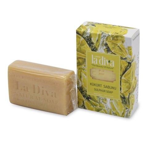 MYDŁO W KOSTCE SIARKOWE 100 g - LA DIVA MYDŁO W KOSTCE SIARKOWE 100 g - LA DIVA