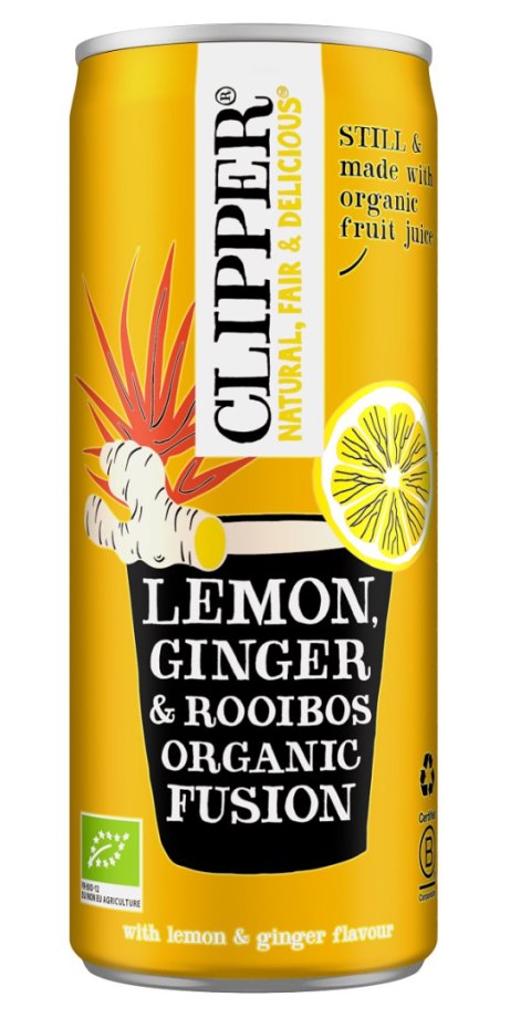 NAPÓJ OWOCOWY Z ROOIBOS O SMAKU IMBIR - CYTRYNA BIO 250 ml - CLIPPER NAPÓJ OWOCOWY Z ROOIBOS O SMAKU IMBIR - CYTRYNA BIO 250 ml - CLIPPER