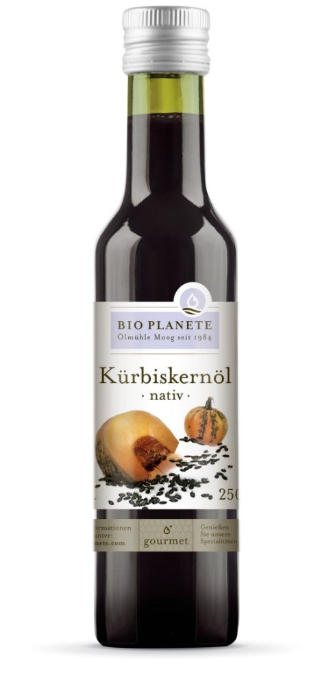 OLEJ Z PESTEK DYNI TŁOCZONY NA ZIMNO BIO 250 ml - BIO PLANETE OLEJ Z PESTEK DYNI TŁOCZONY NA ZIMNO BIO 250 ml - BIO PLANETE