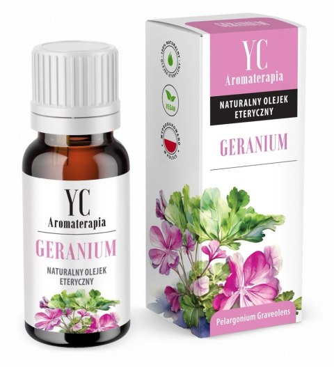 OLEJEK ETERYCZNY GERANIUM 10 ml - YOUR CANDLE OLEJEK ETERYCZNY GERANIUM 10 ml - YOUR CANDLE