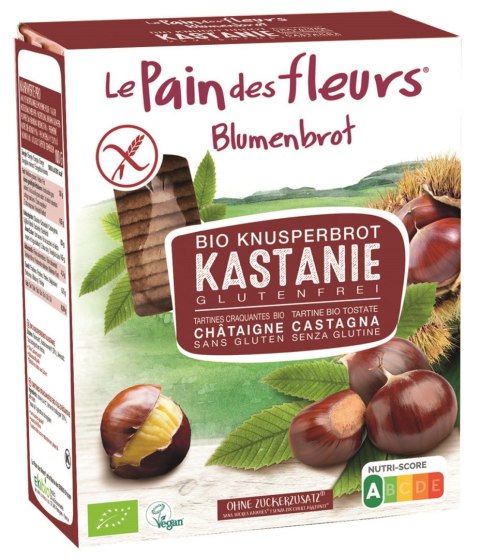 PIECZYWO CHRUPKIE BŁONNIKOWE KASZTANOWE BEZGLUTENOWE BIO 150 g - LE PAIN DES FLEURS PIECZYWO CHRUPKIE BŁONNIKOWE KASZTANOWE BEZGLUTENOWE BIO 150 g - LE PAIN DES FLEURS