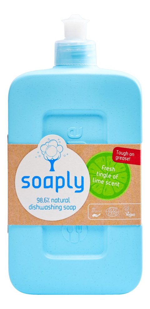 PŁYN DO MYCIA NACZYŃ LIMONKA ECO 500 ml - SOAPLY PŁYN DO MYCIA NACZYŃ LIMONKA ECO 500 ml - SOAPLY
